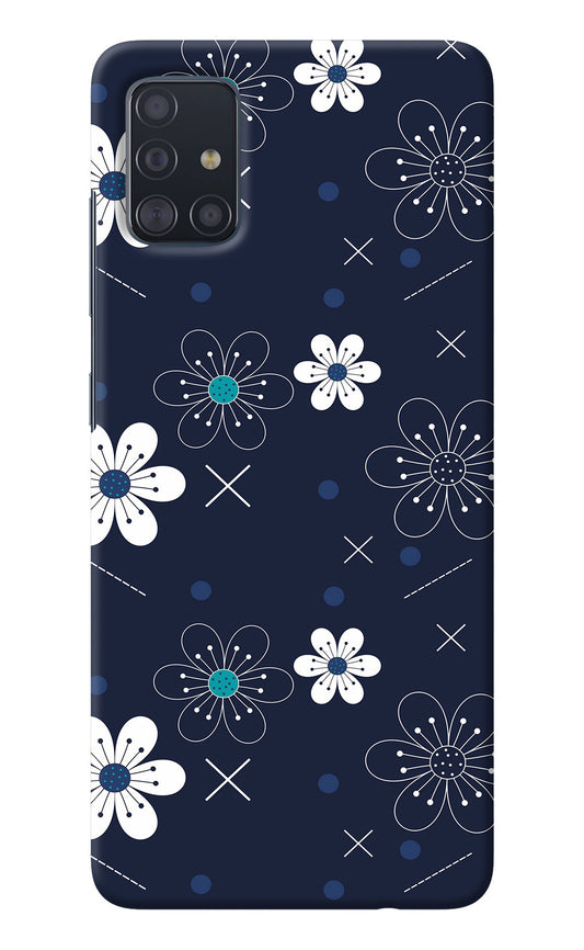 Flowers Samsung A51 Back Cover