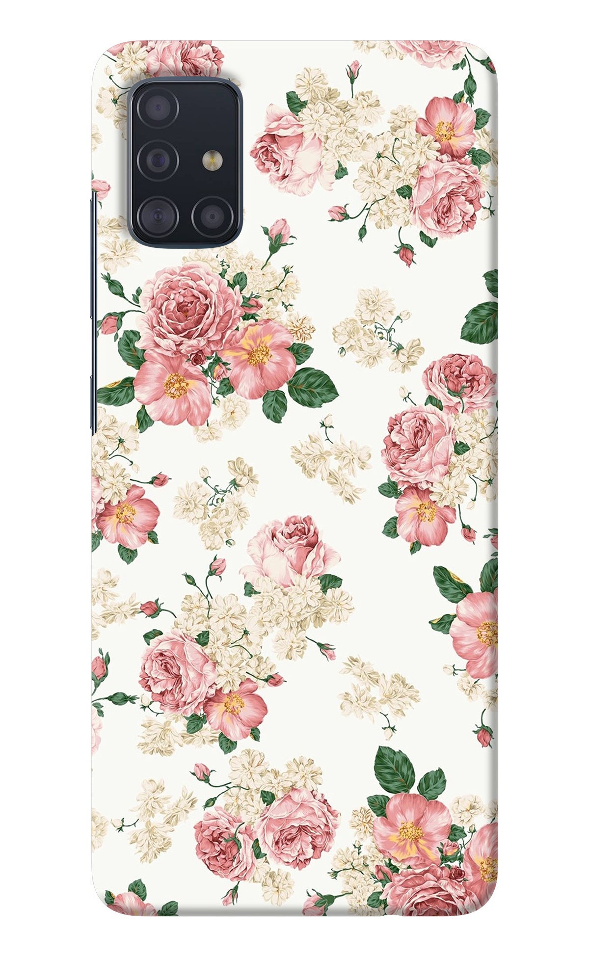 Flowers Samsung A51 Back Cover