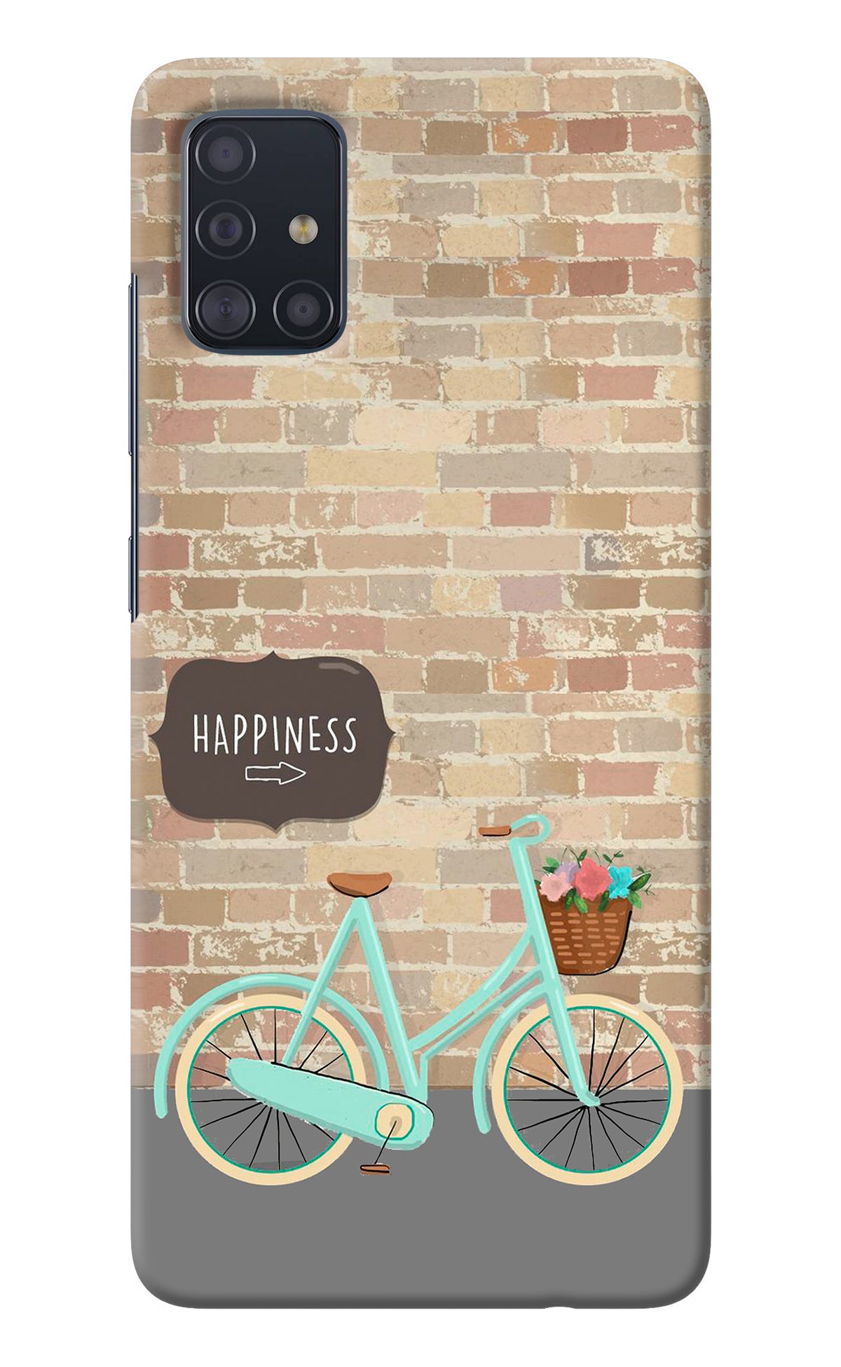 Happiness Artwork Samsung A51 Back Cover