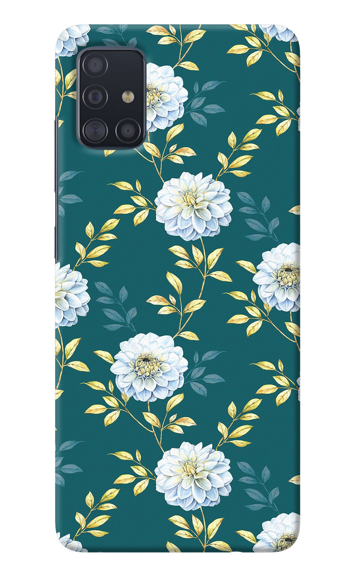 Flowers Samsung A51 Back Cover