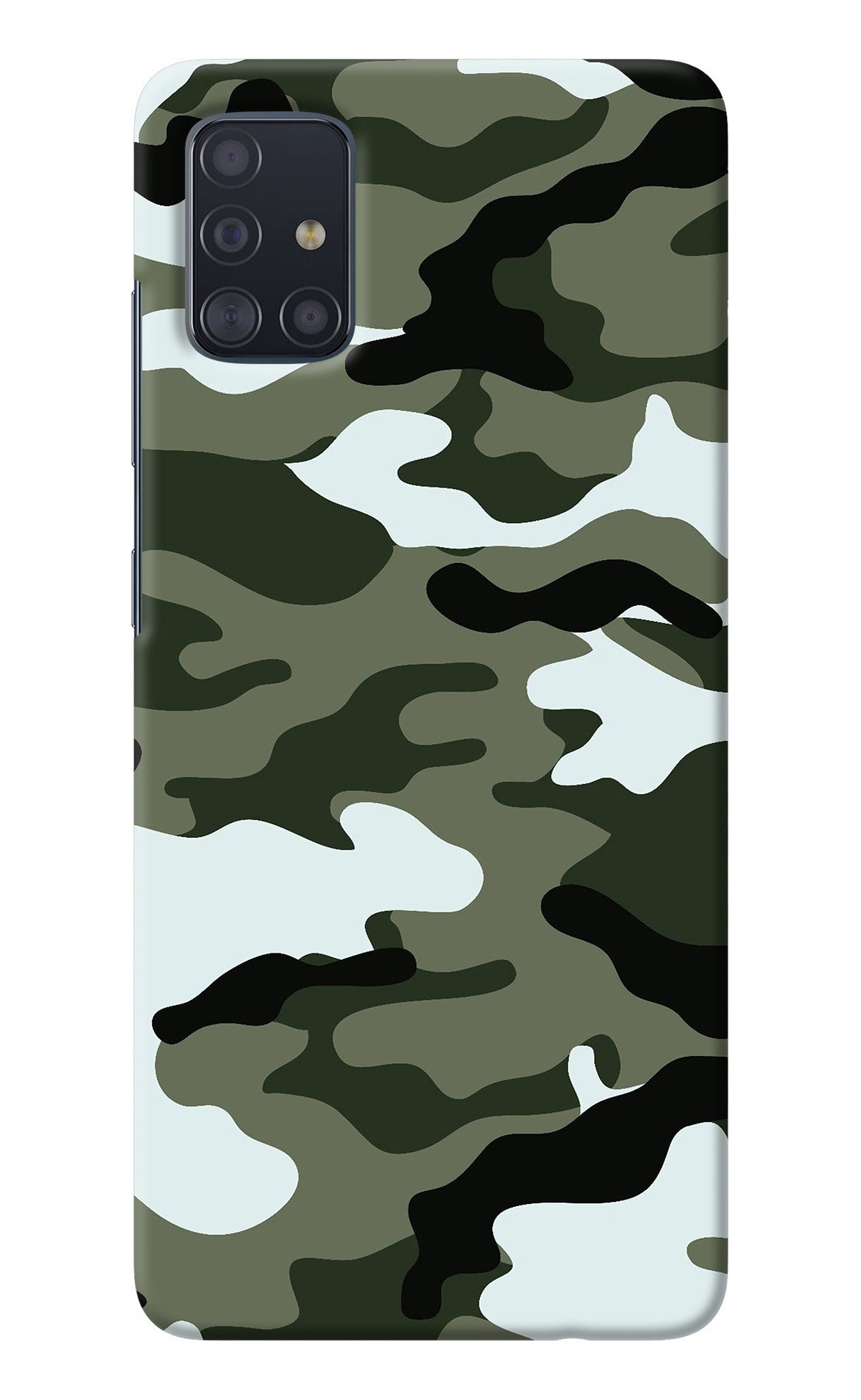 Camouflage Samsung A51 Back Cover