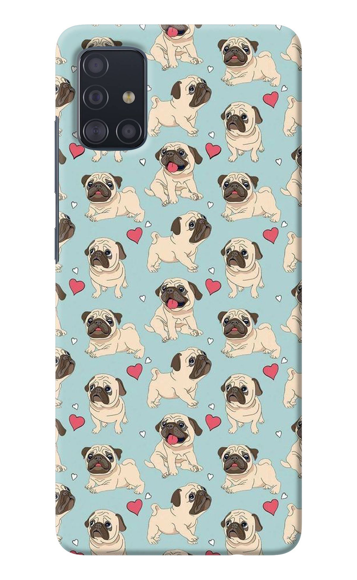 Pug Dog Samsung A51 Back Cover