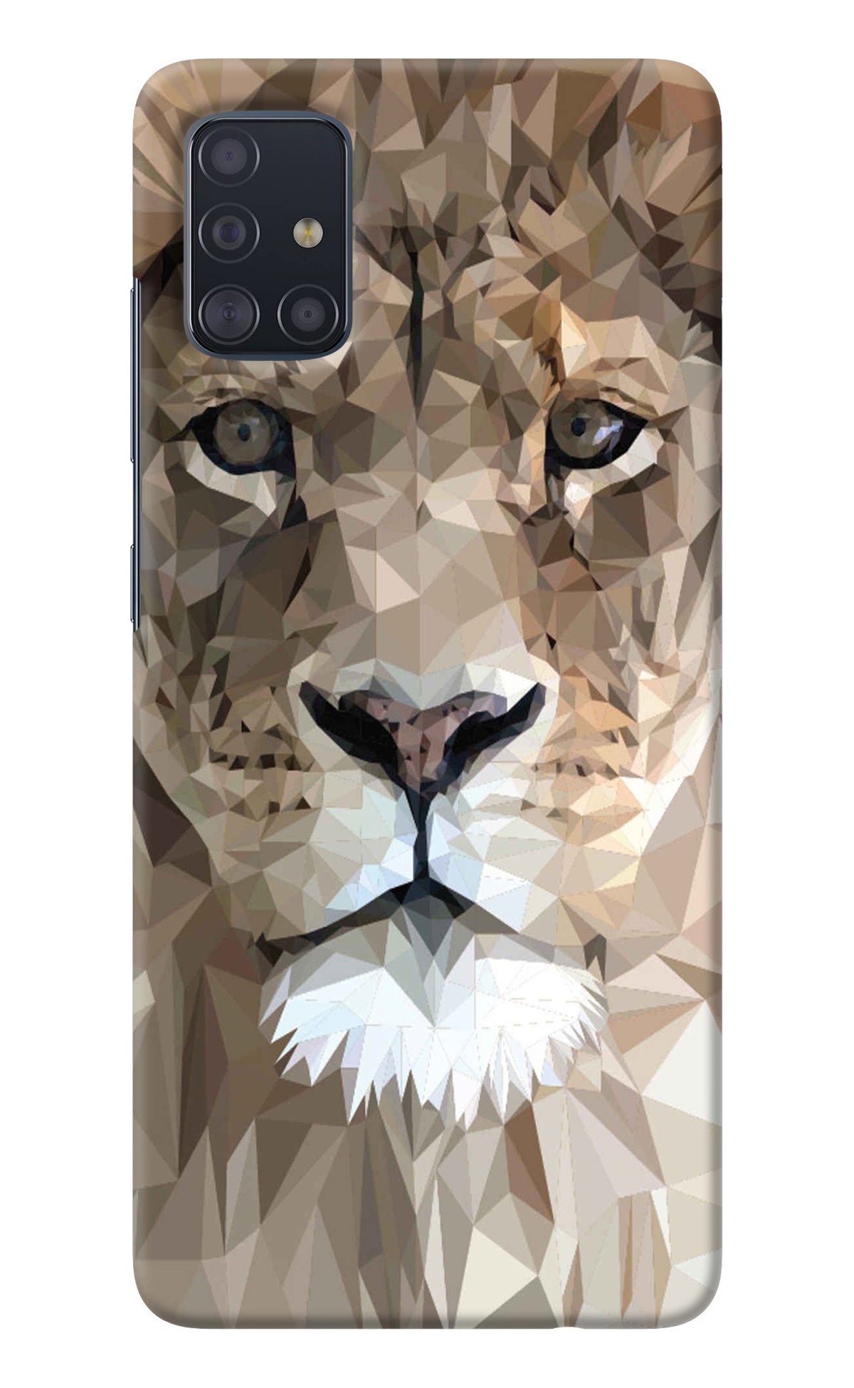 Lion Art Samsung A51 Back Cover