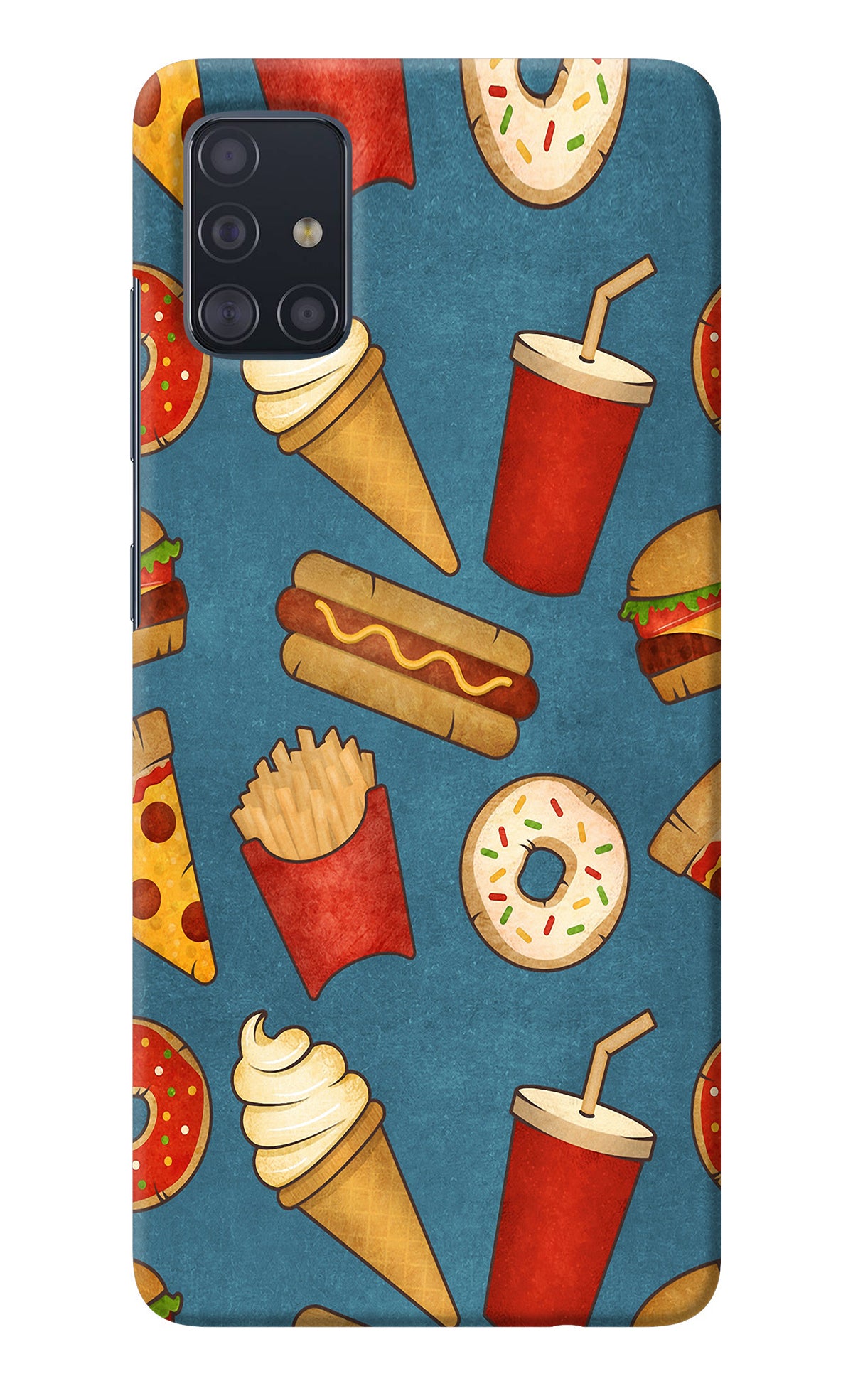 Foodie Samsung A51 Back Cover