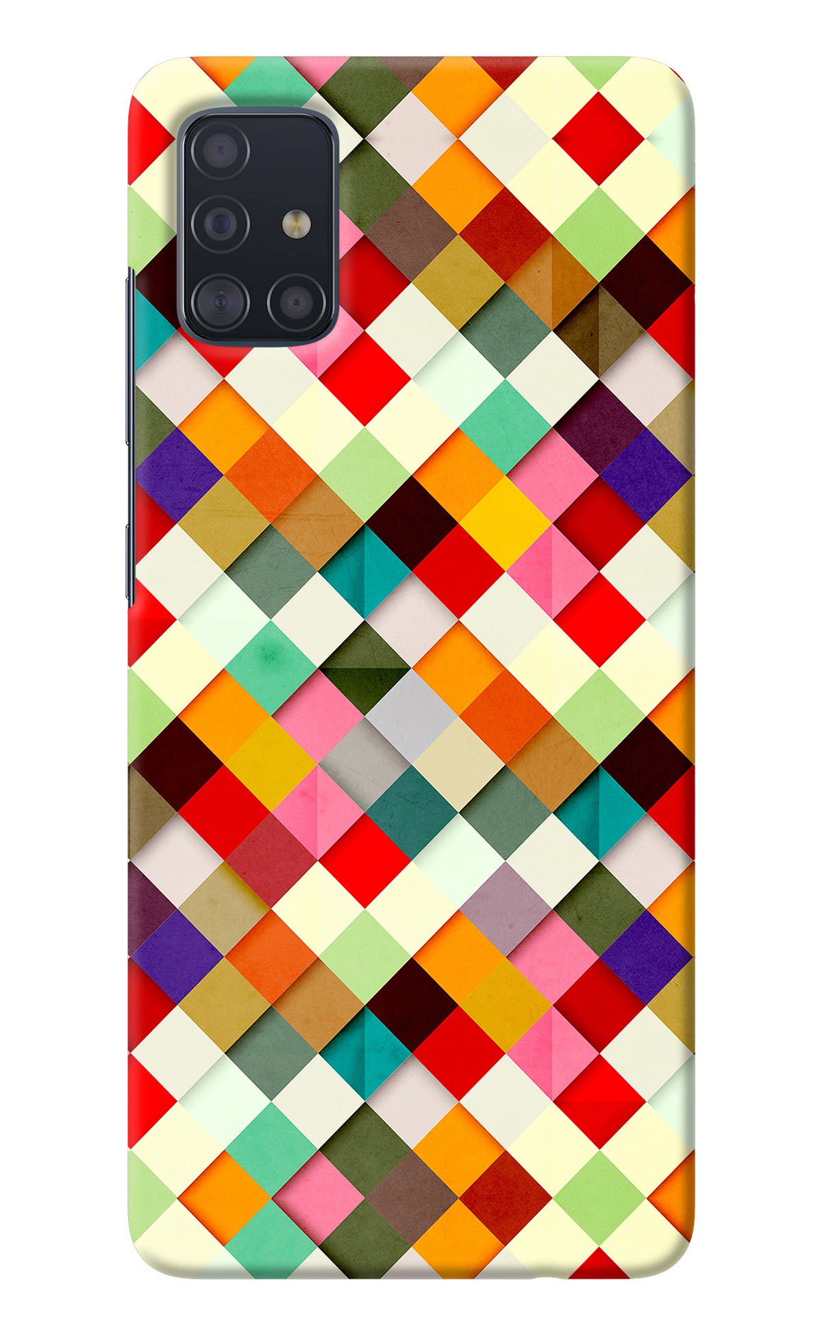 Geometric Abstract Colorful Samsung A51 Back Cover