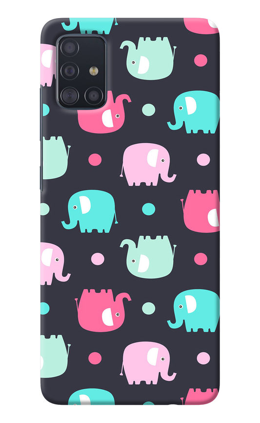 Elephants Samsung A51 Back Cover