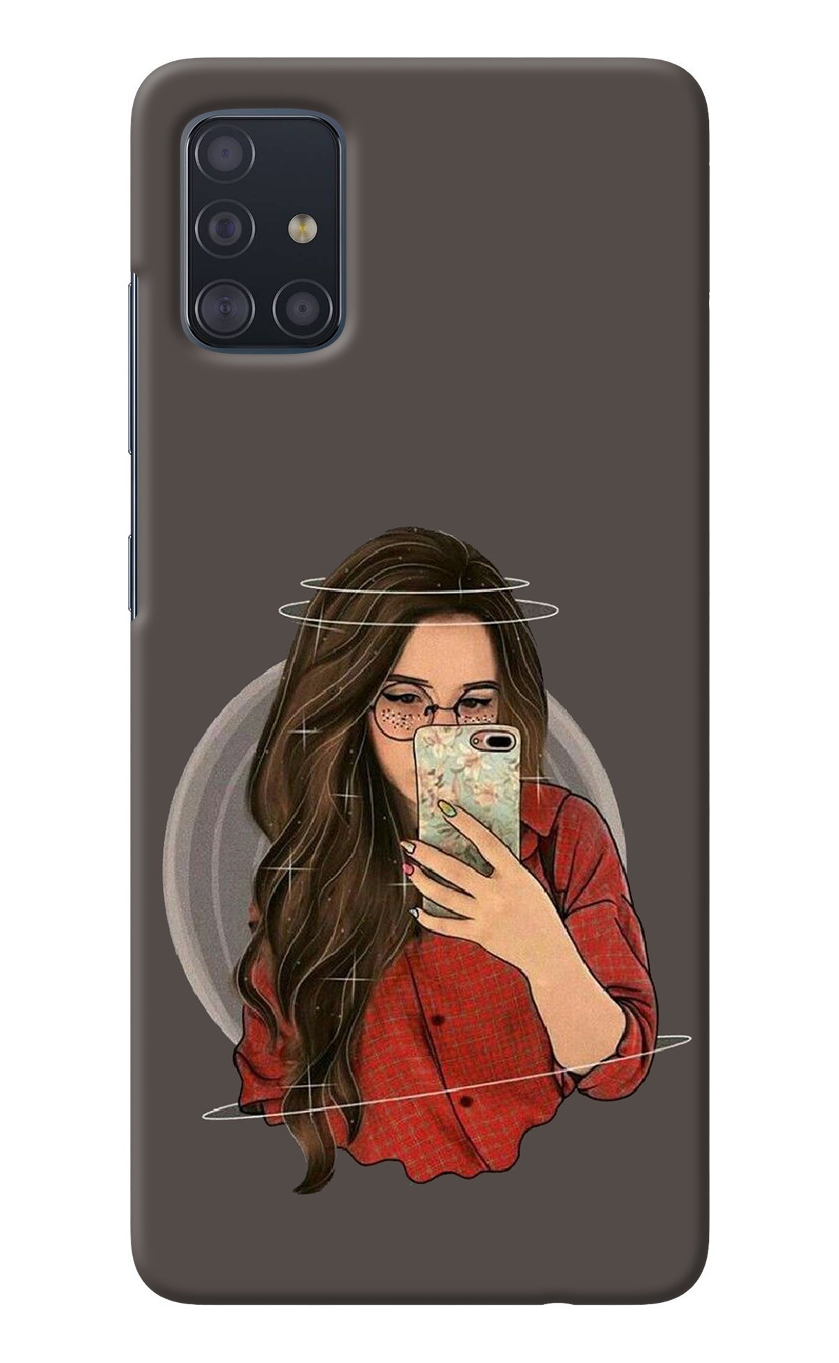 Selfie Queen Samsung A51 Back Cover