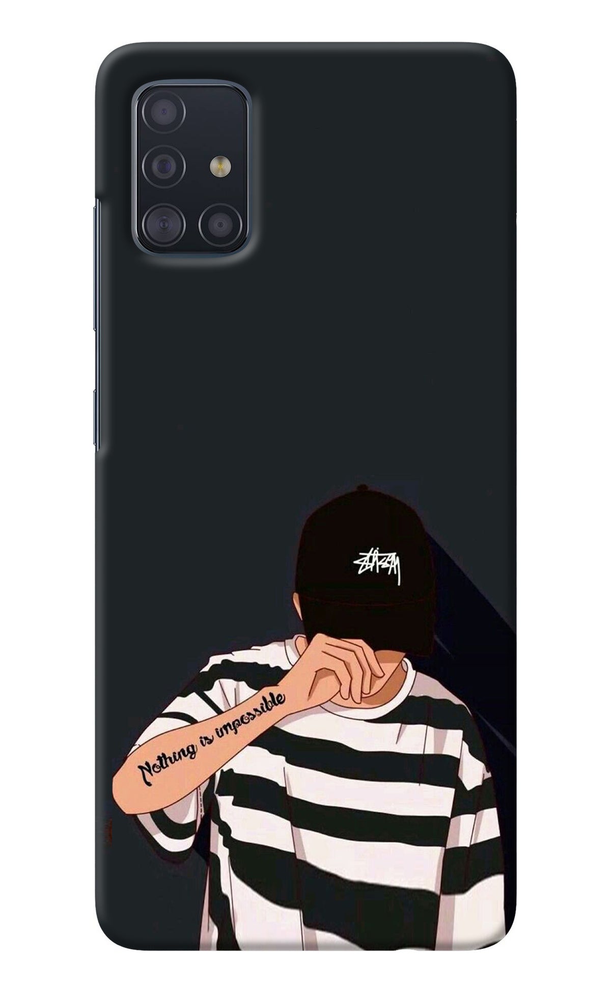 Aesthetic Boy Samsung A51 Back Cover