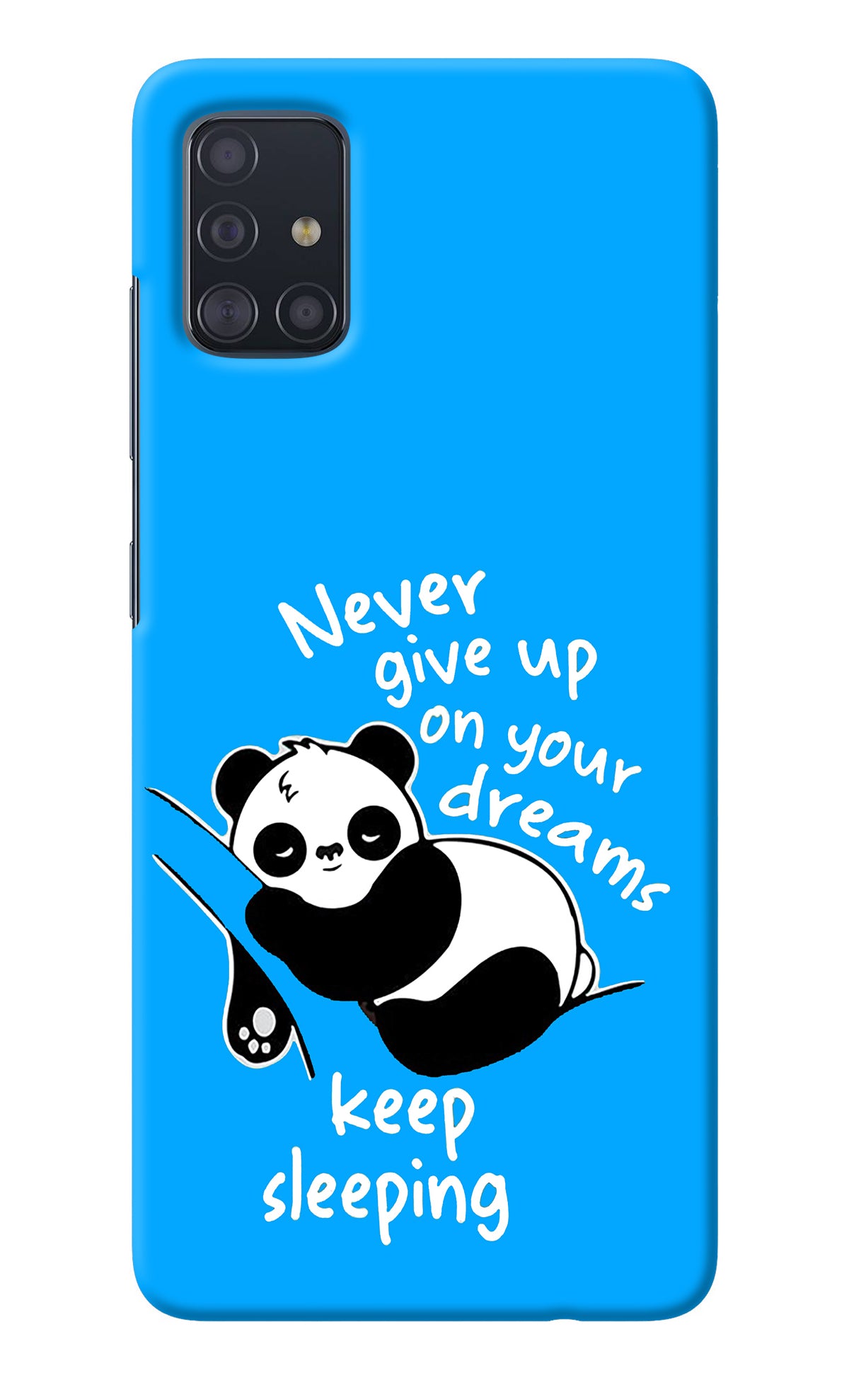 Keep Sleeping Samsung A51 Back Cover