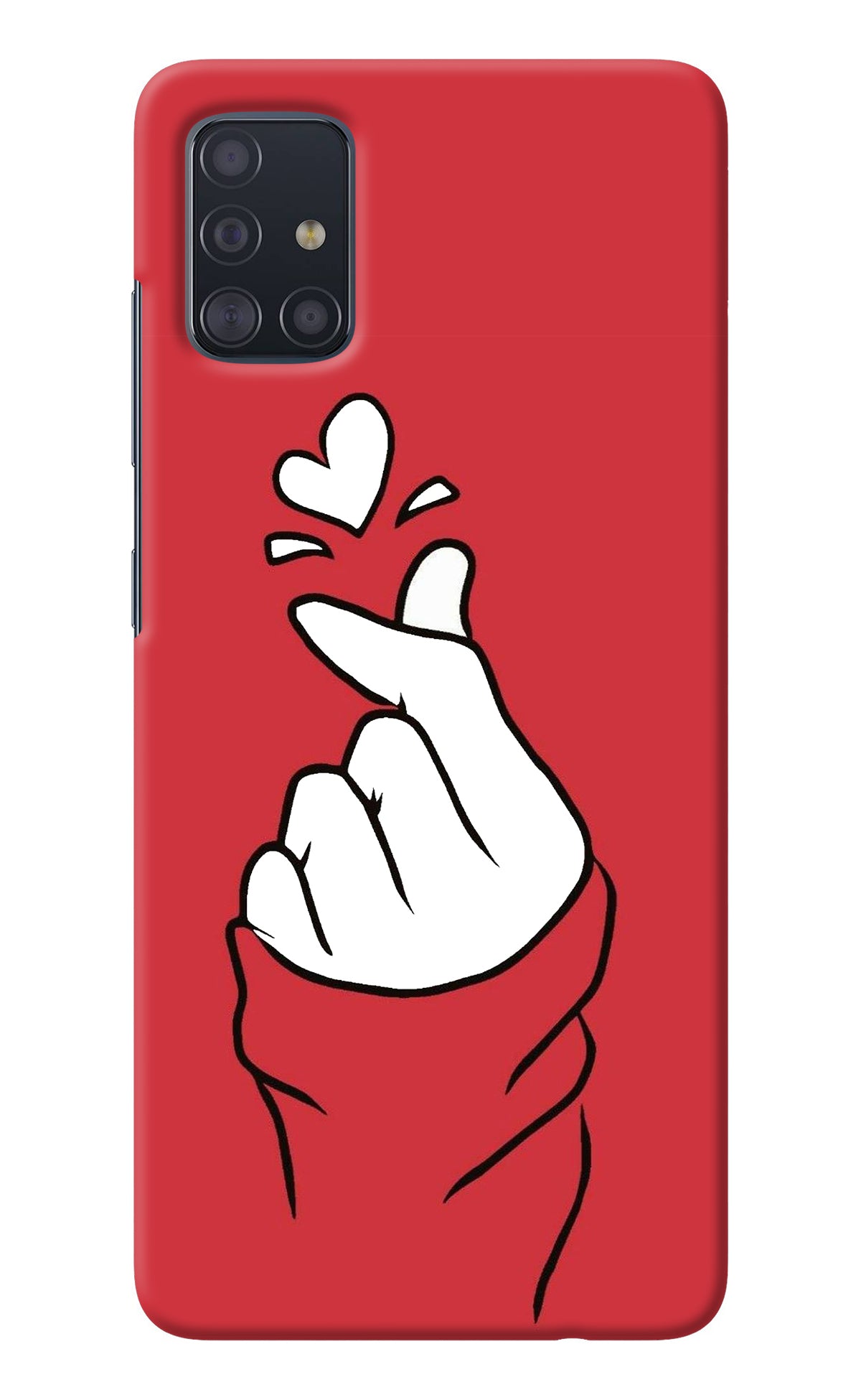 Korean Love Sign Samsung A51 Back Cover