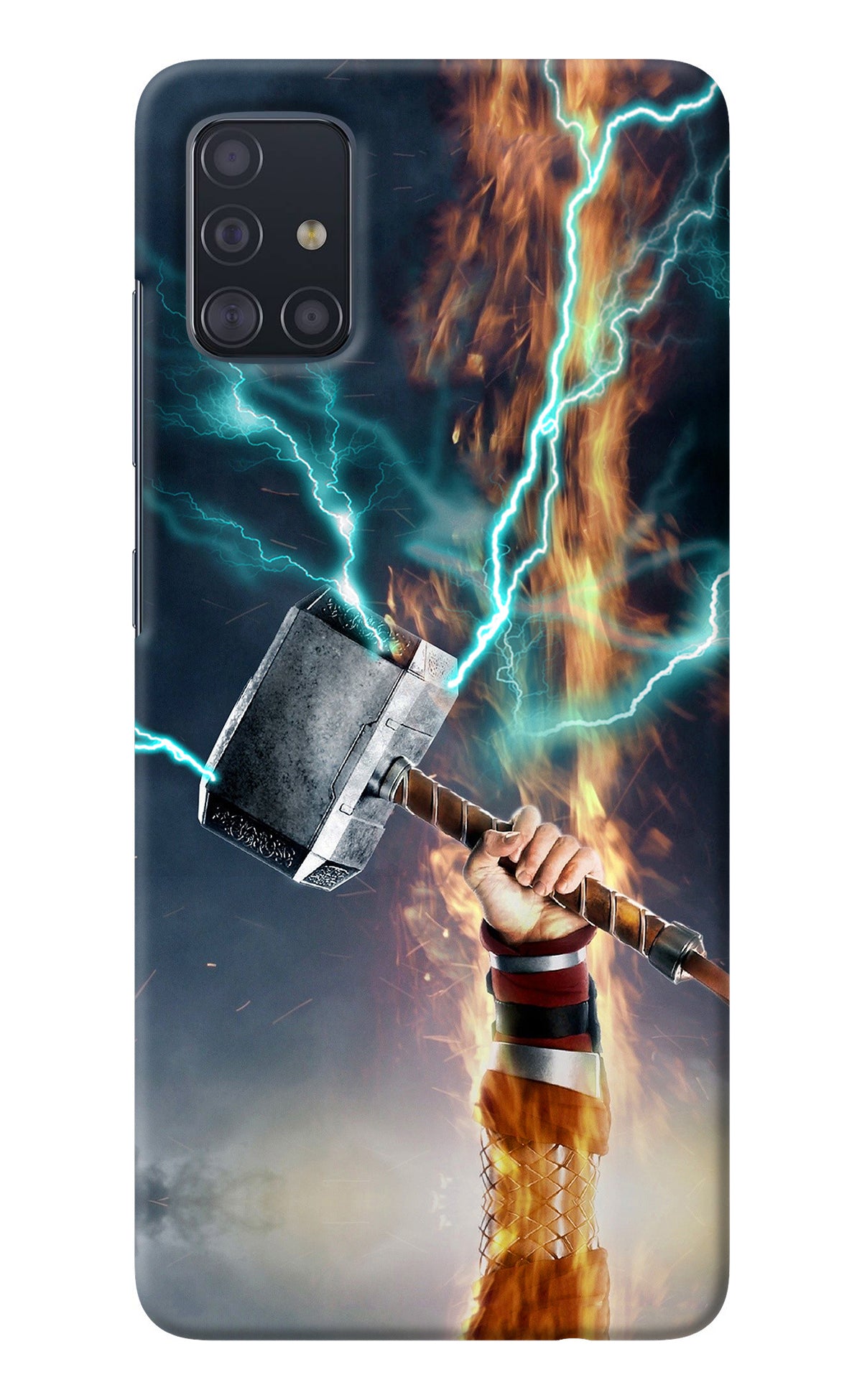 Thor Hammer Mjolnir Samsung A51 Back Cover