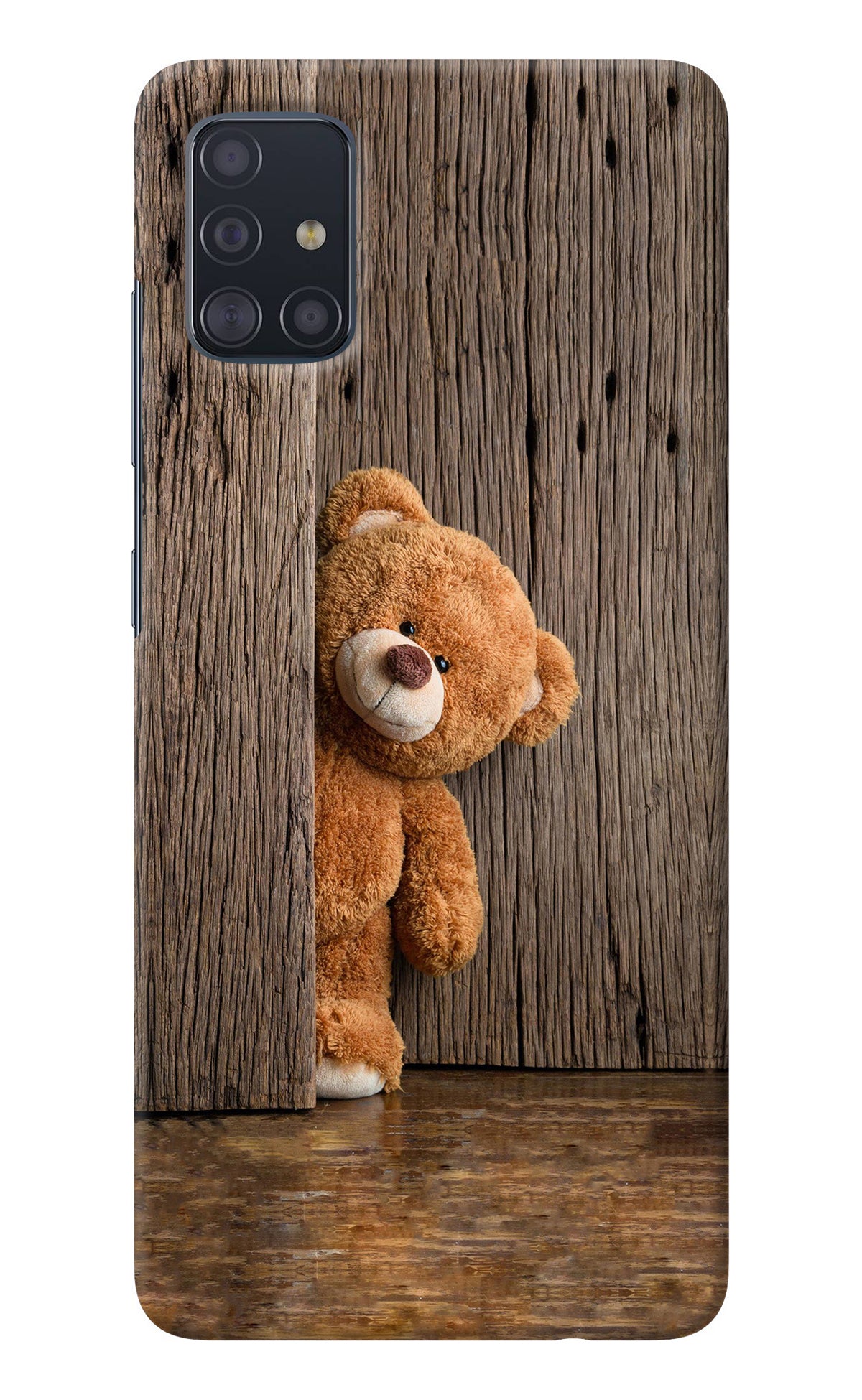 Teddy Wooden Samsung A51 Back Cover