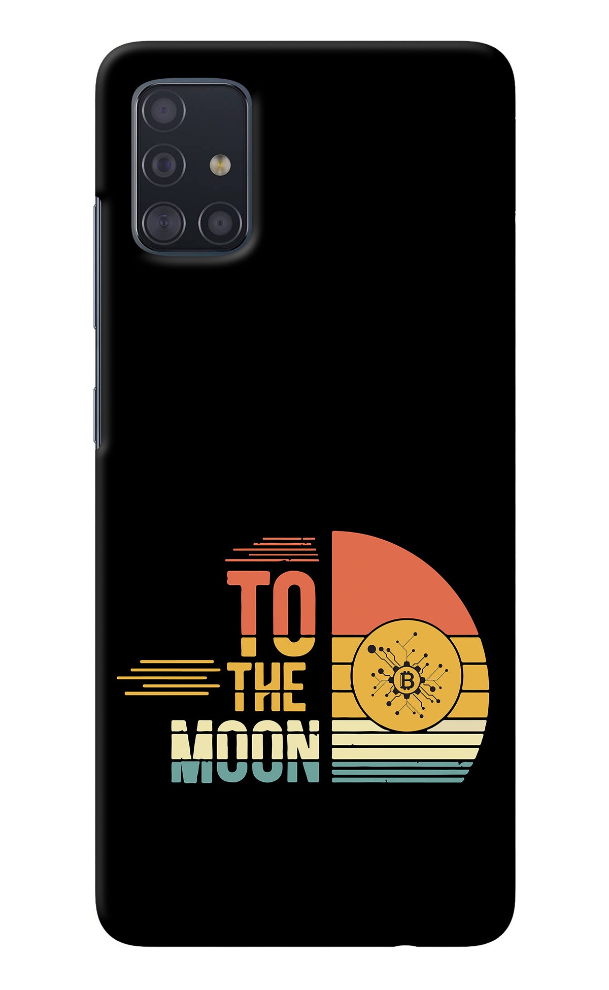 To the Moon Samsung A51 Back Cover