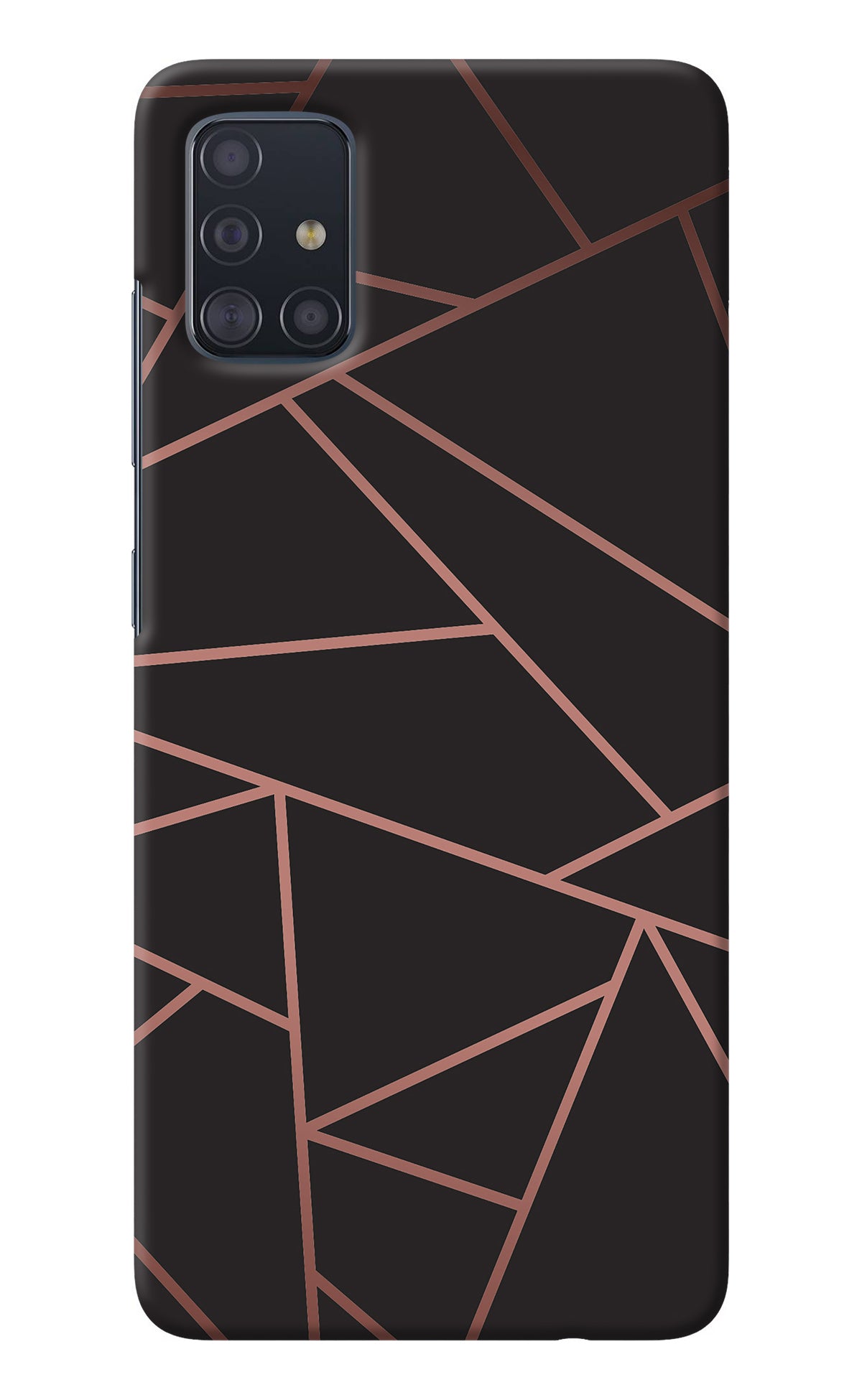 Geometric Pattern Samsung A51 Back Cover