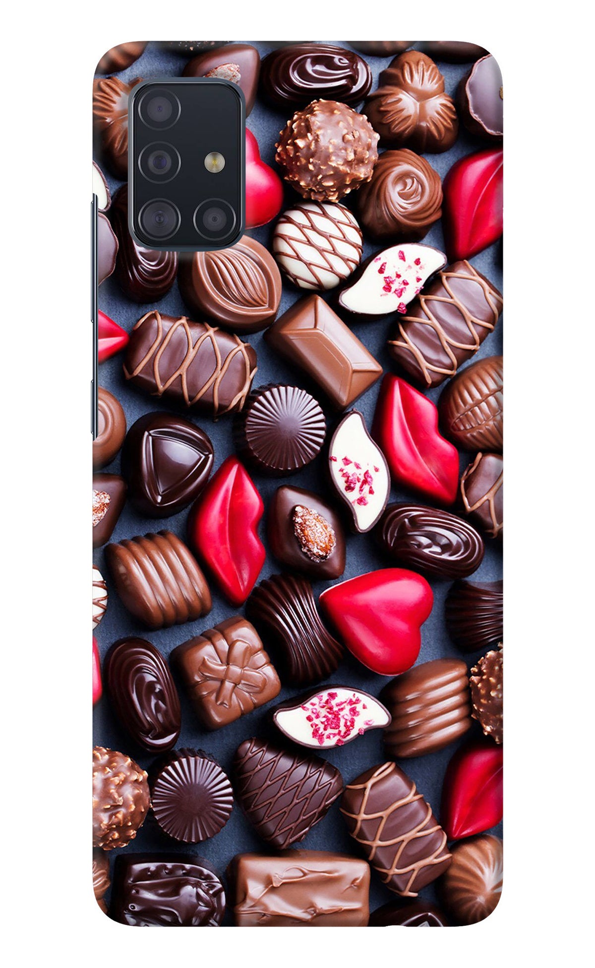 Chocolates Samsung A51 Back Cover