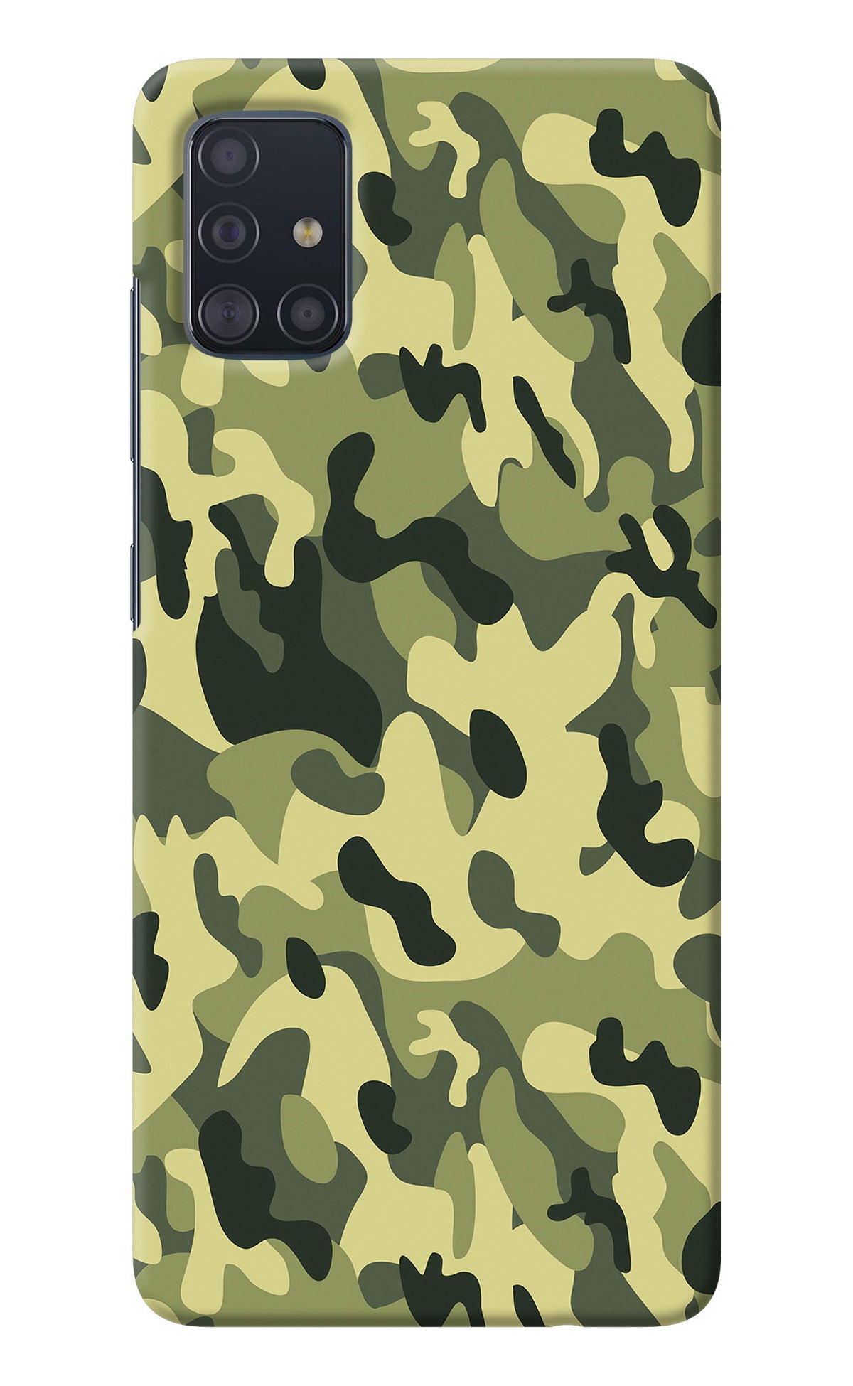 Camouflage Samsung A51 Back Cover