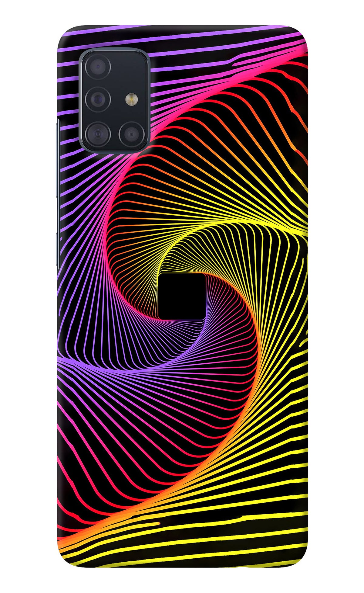 Colorful Strings Samsung A51 Back Cover