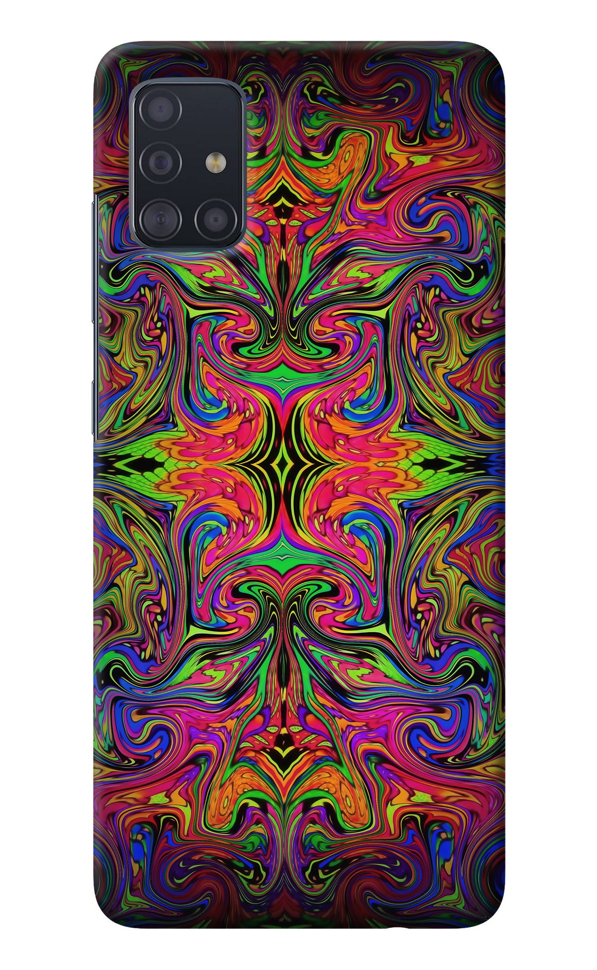 Psychedelic Art Samsung A51 Back Cover