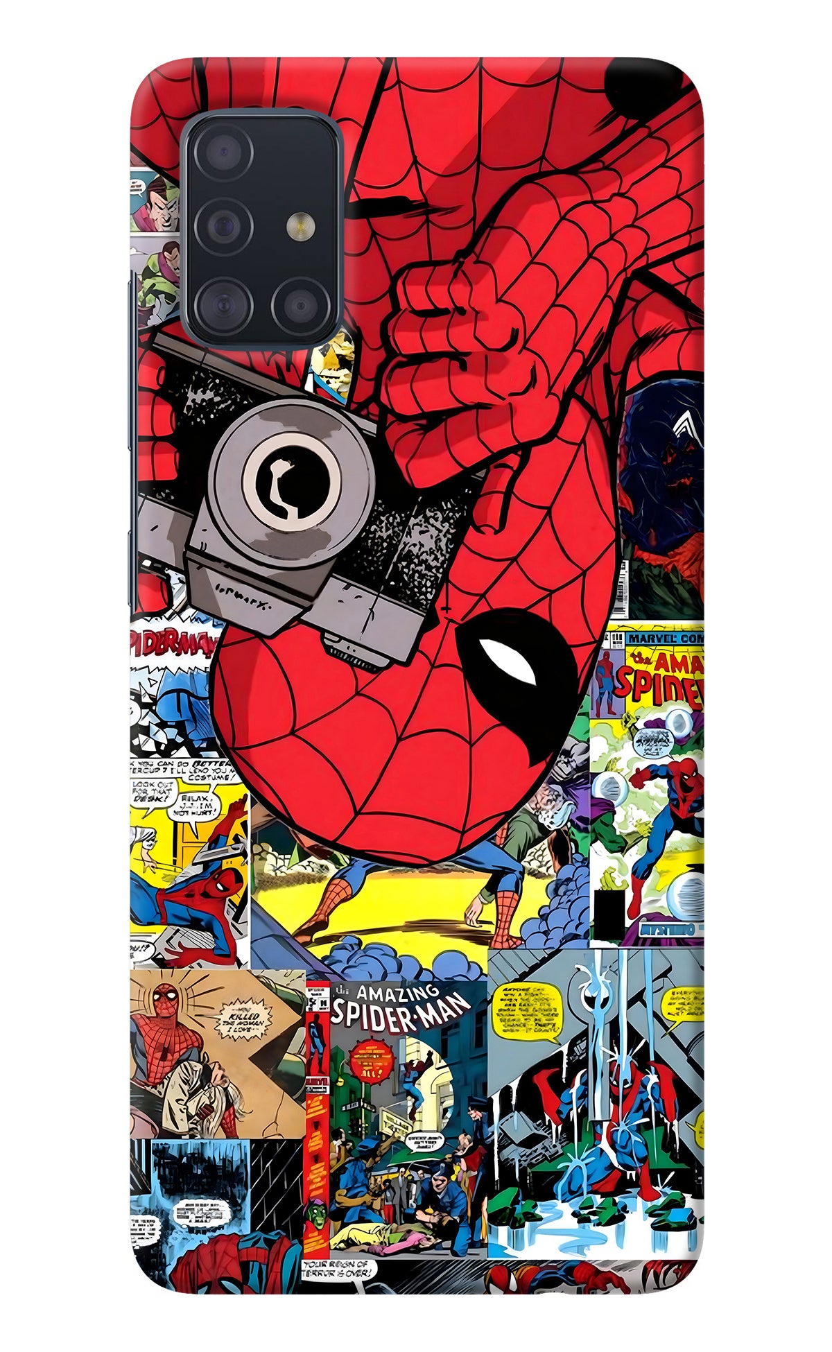 Spider Man Samsung A51 Back Cover