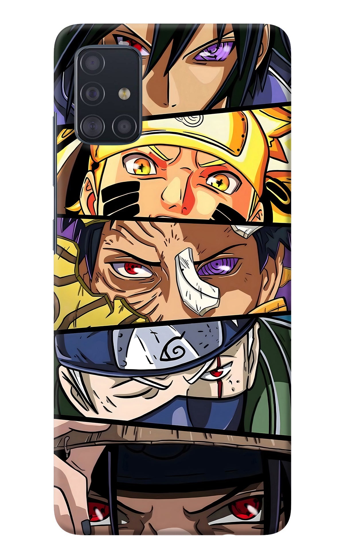 Naruto Character Samsung A51 Back Cover