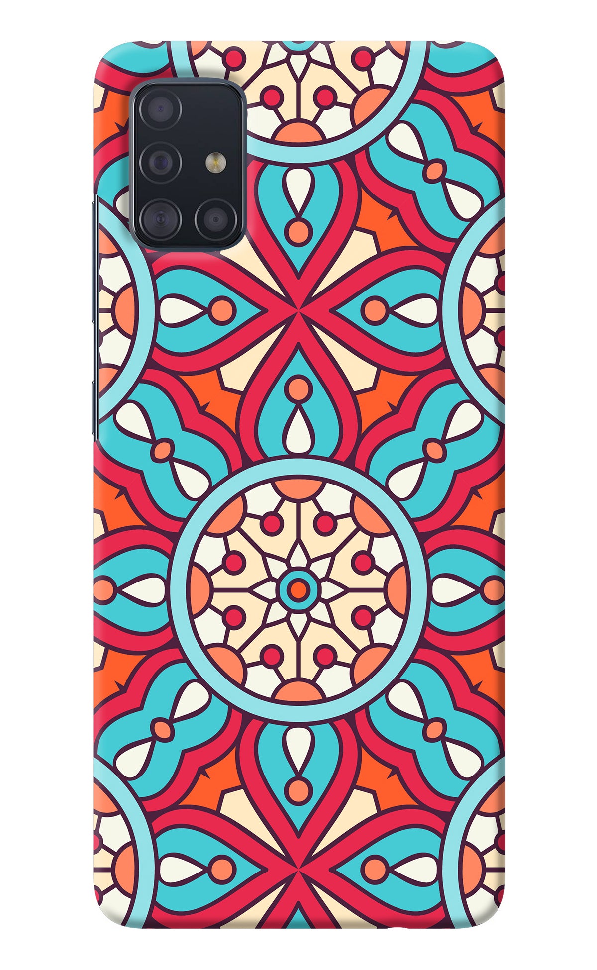 Mandala Geometric Samsung A51 Back Cover