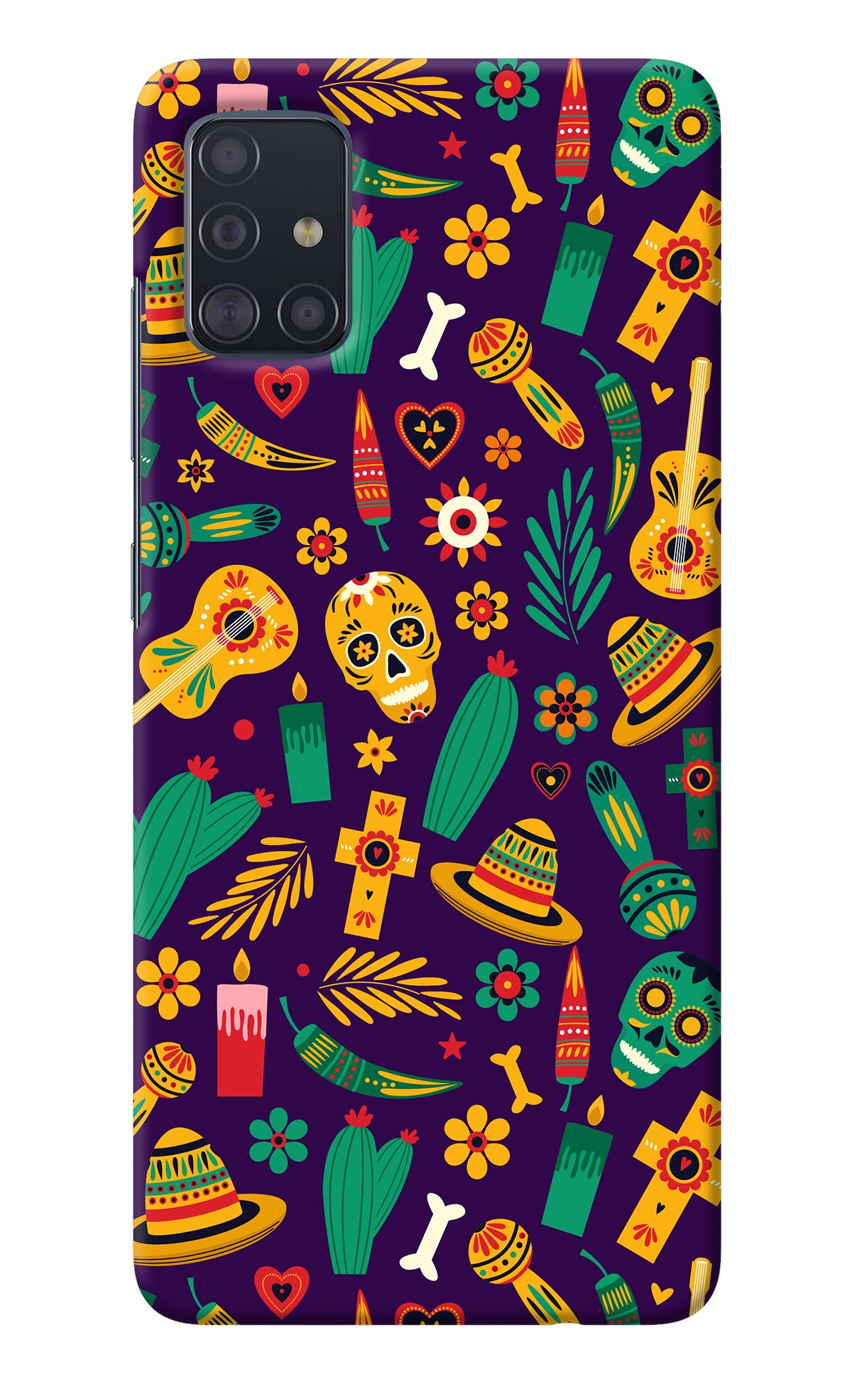 Mexican Artwork Samsung A51 Back Cover