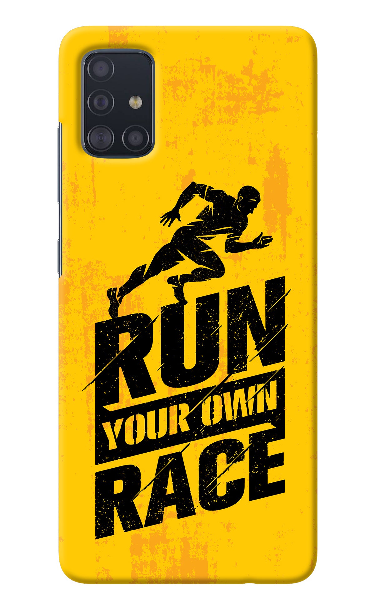 Run Your Own Race Samsung A51 Back Cover