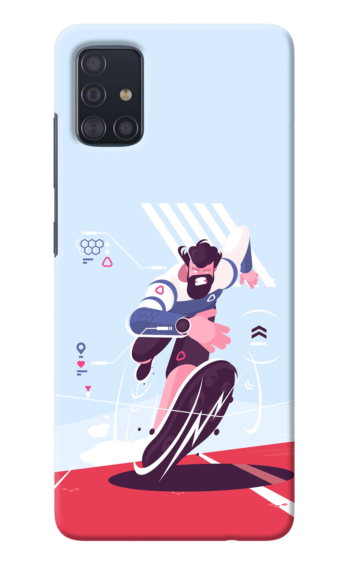 Run Pro Samsung A51 Back Cover