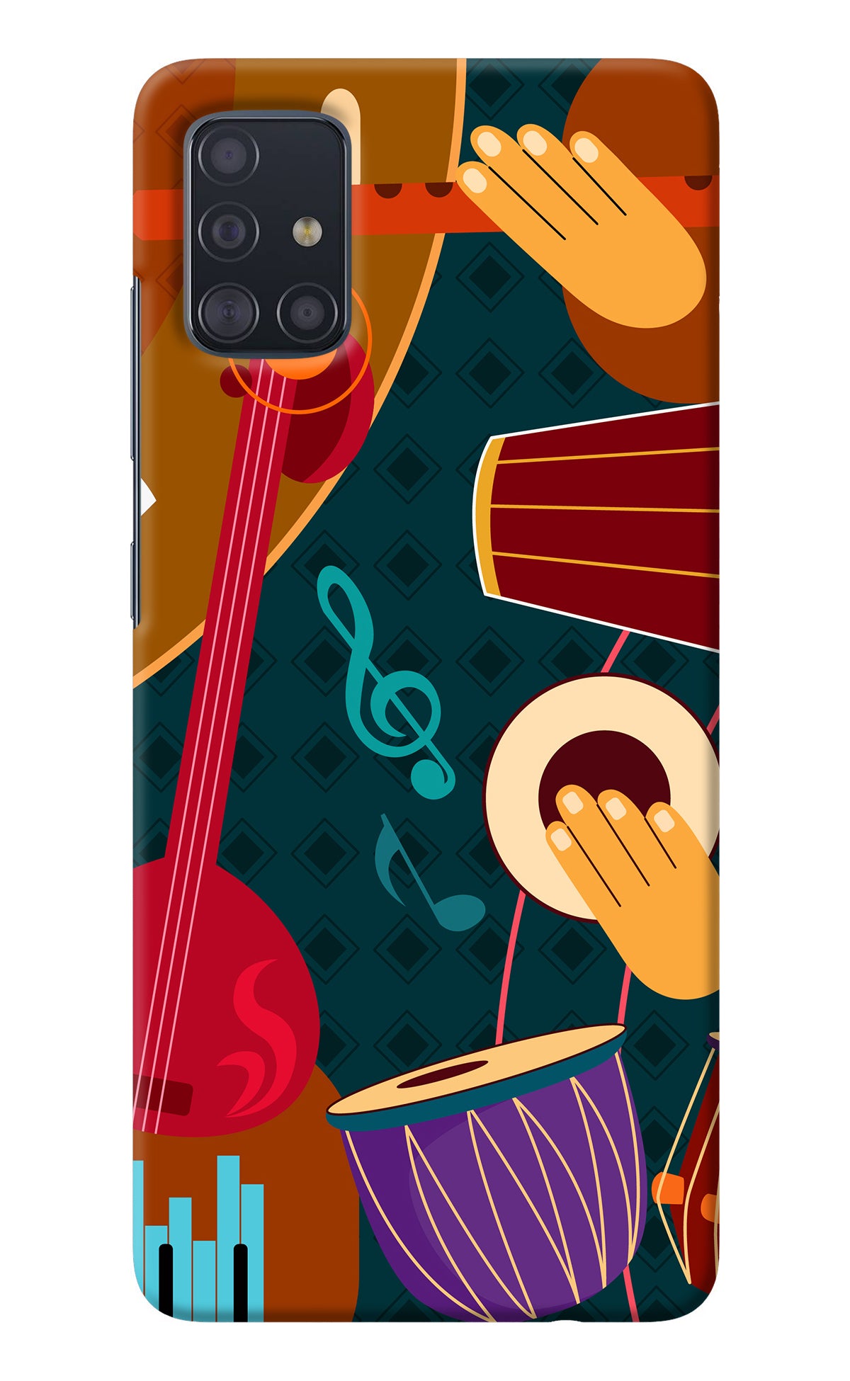 Music Instrument Samsung A51 Back Cover