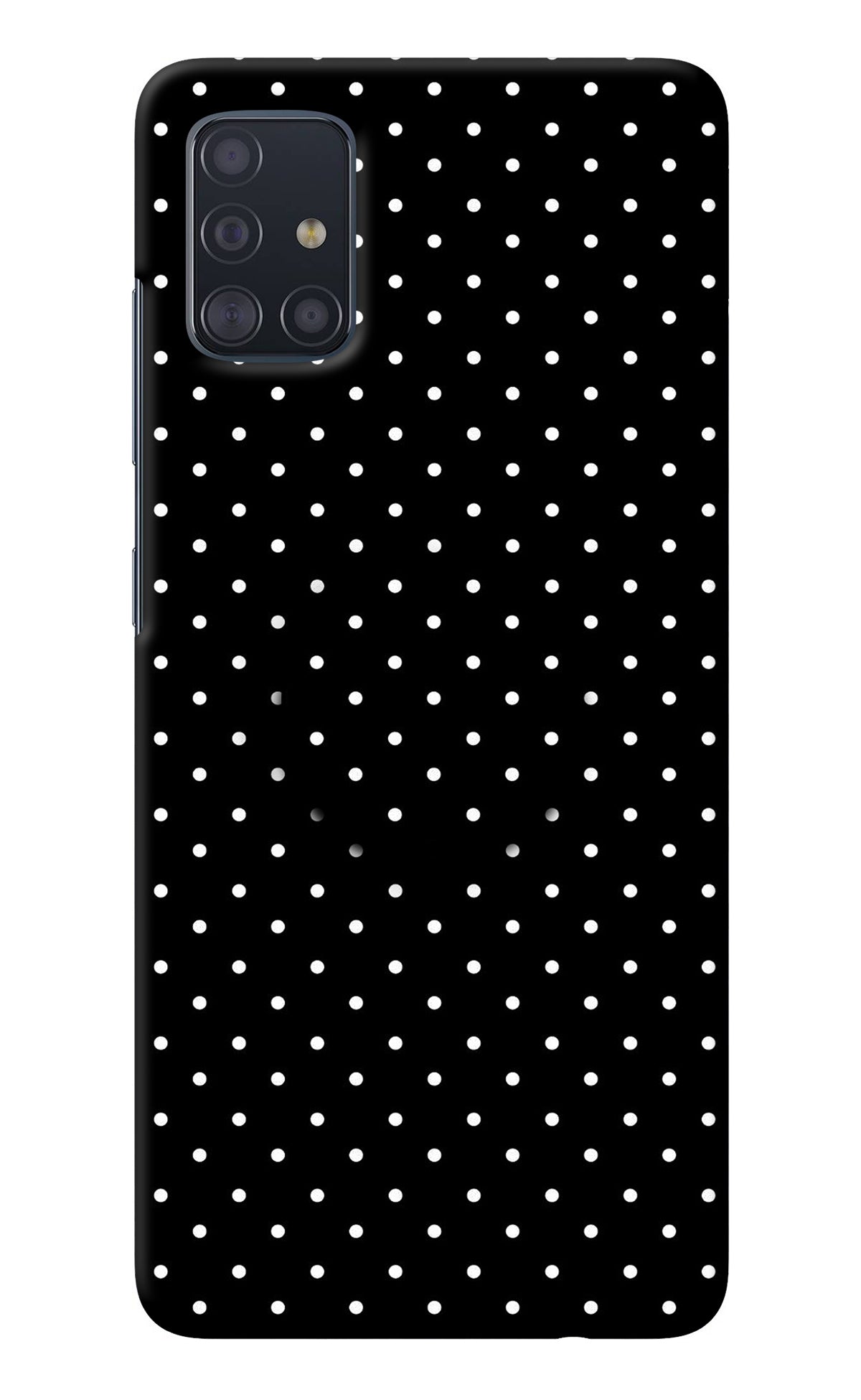 White Dots Samsung A51 Pop Case