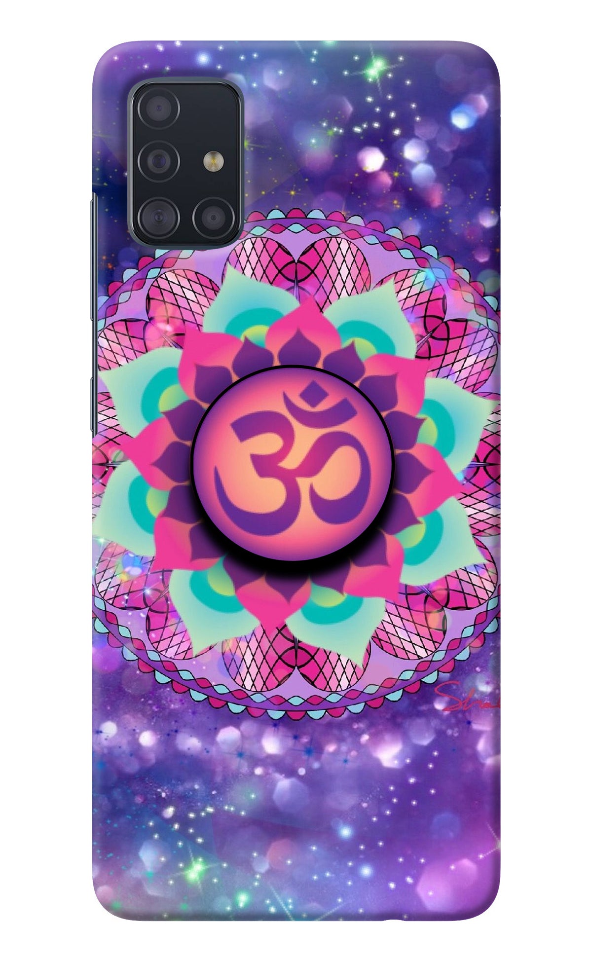 Om Purple Samsung A51 Pop Case