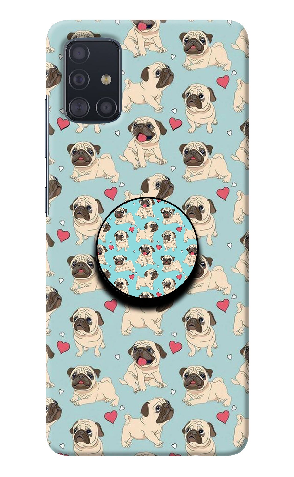 Pug Dog Samsung A51 Pop Case