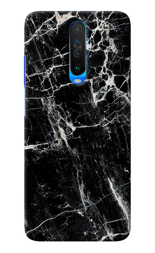 Black Marble Texture Poco X2 Back Cover