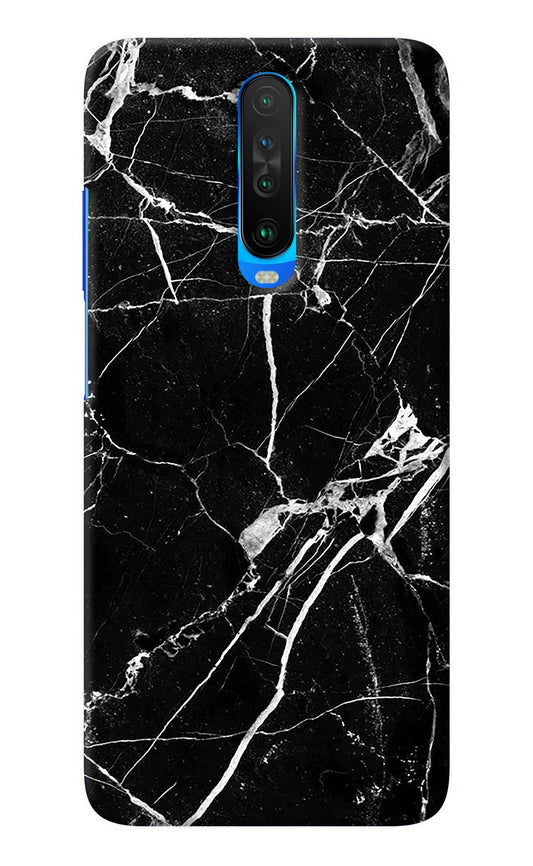 Black Marble Pattern Poco X2 Back Cover