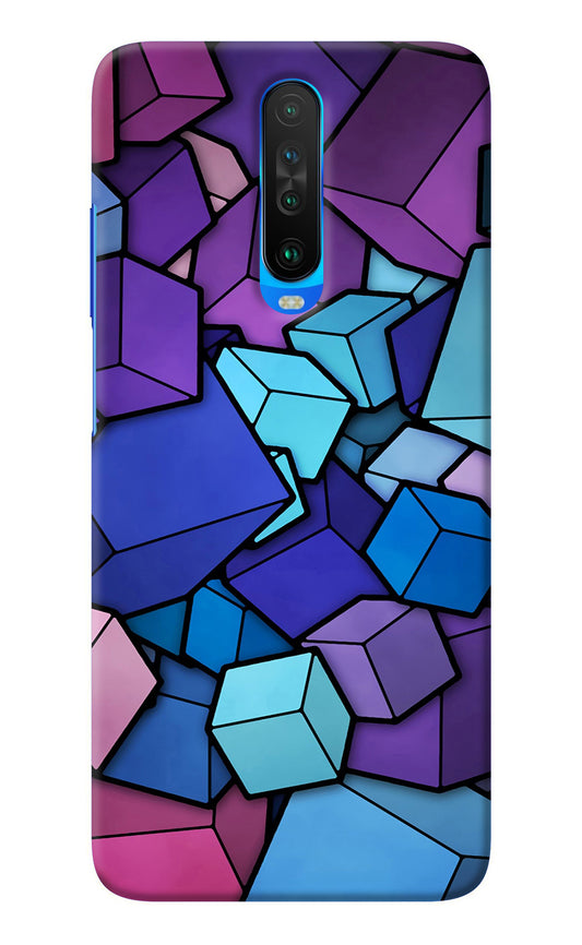 Cubic Abstract Poco X2 Back Cover