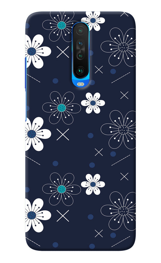 Flowers Poco X2 Back Cover