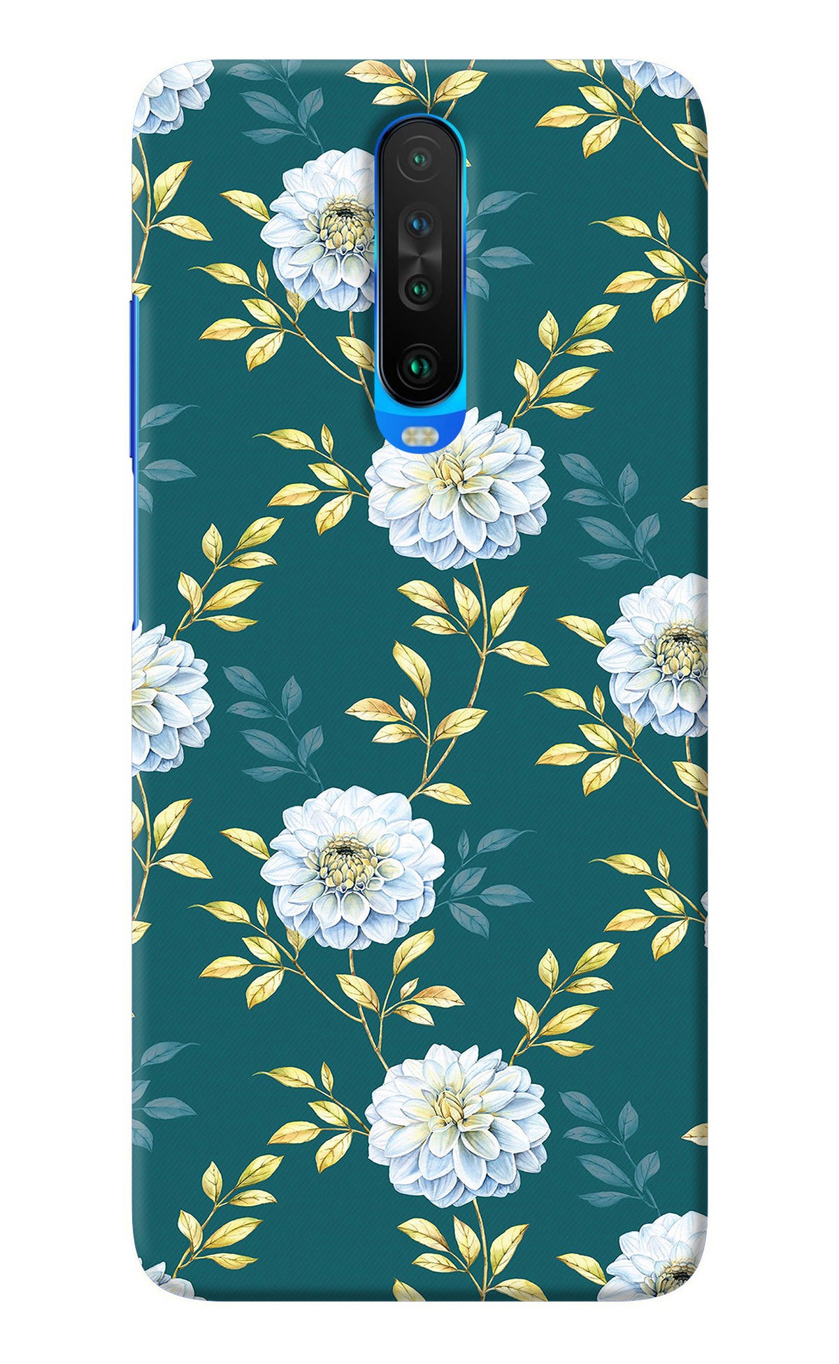 Flowers Poco X2 Back Cover