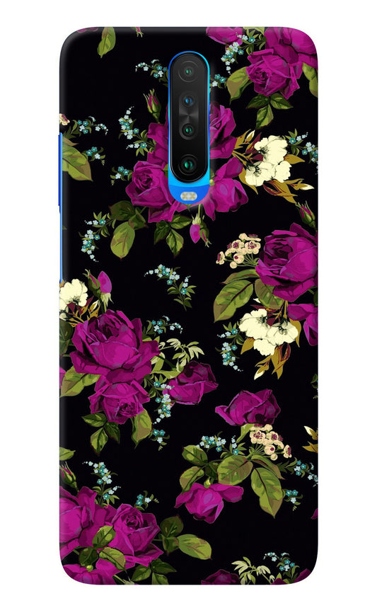 Flowers Poco X2 Back Cover