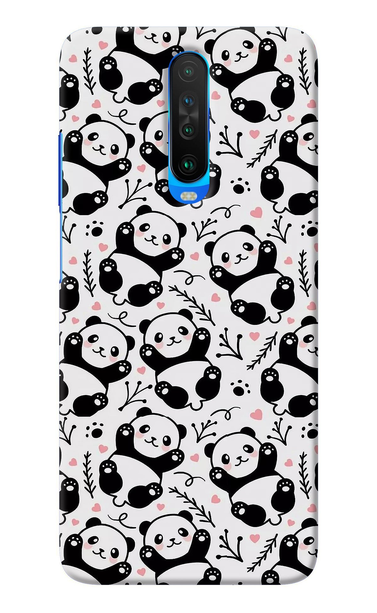 Cute Panda Poco X2 Back Cover