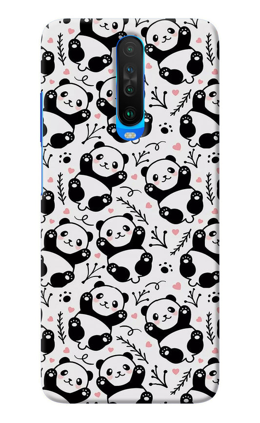 Cute Panda Poco X2 Back Cover