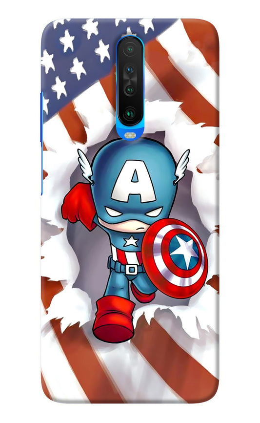 Captain America Poco X2 Back Cover