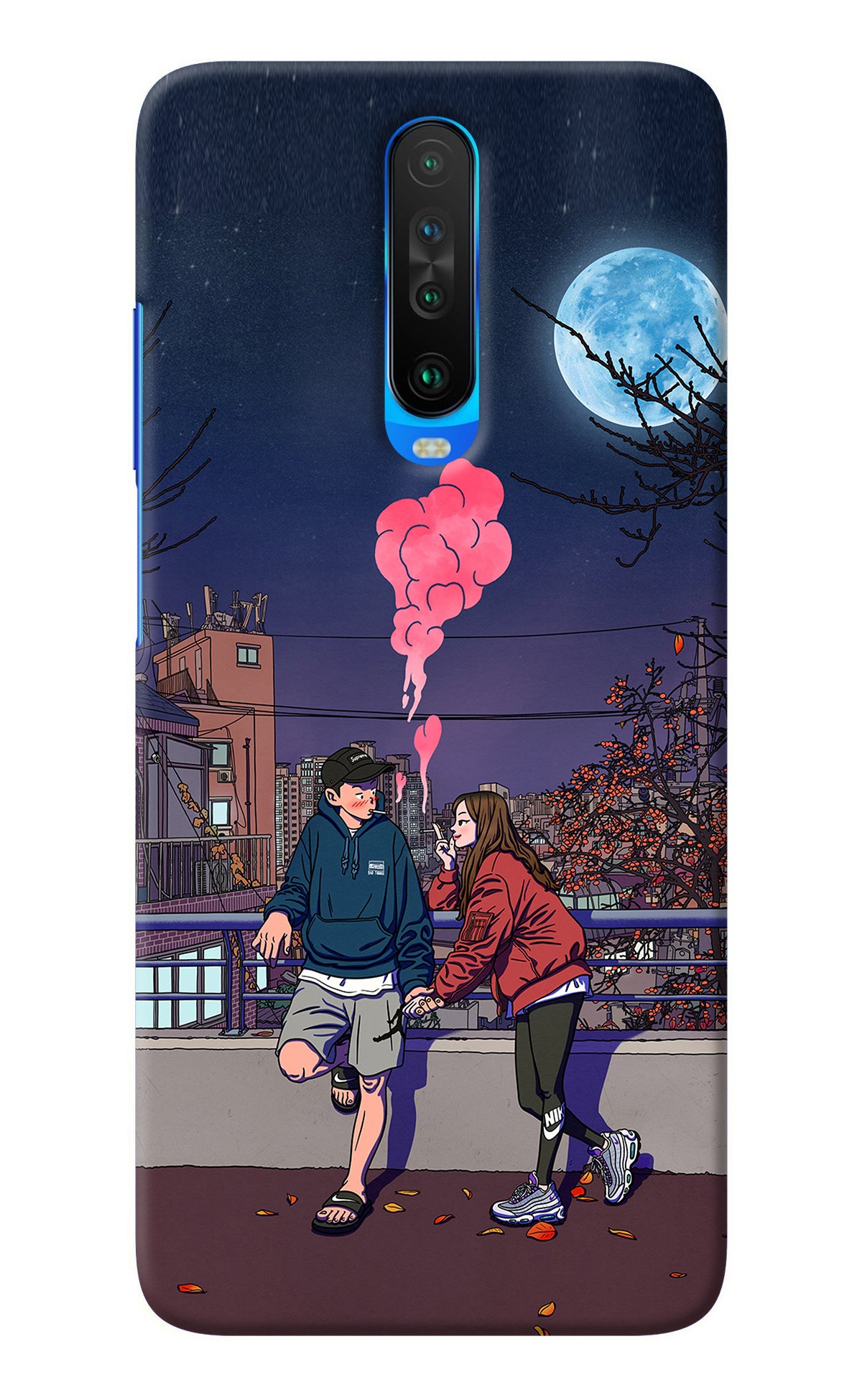 Chilling Couple Poco X2 Back Cover