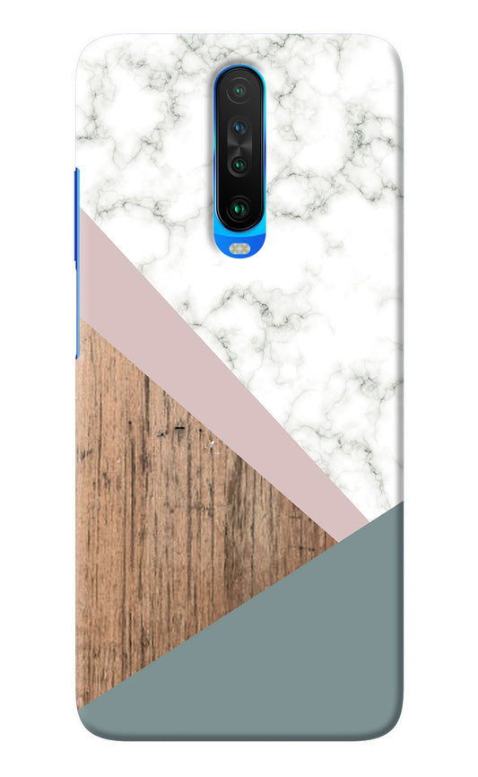 Marble wood Abstract Poco X2 Back Cover