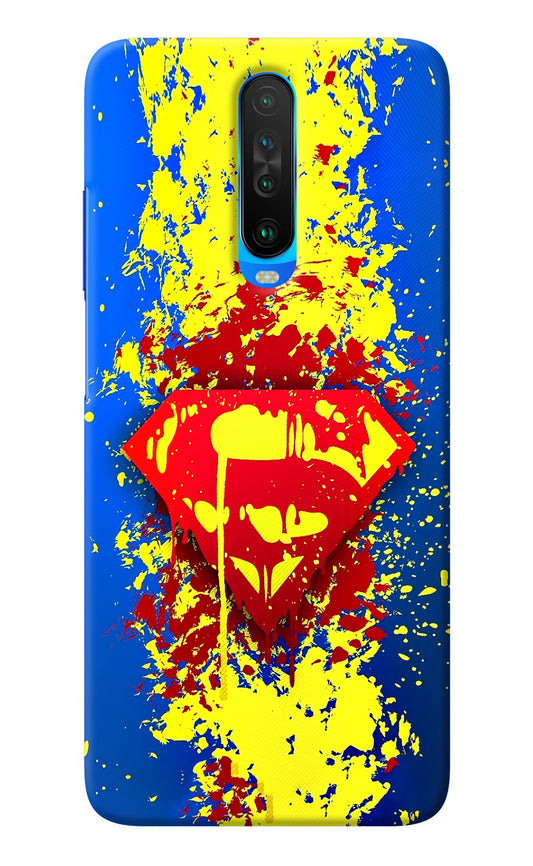 Superman logo Poco X2 Back Cover