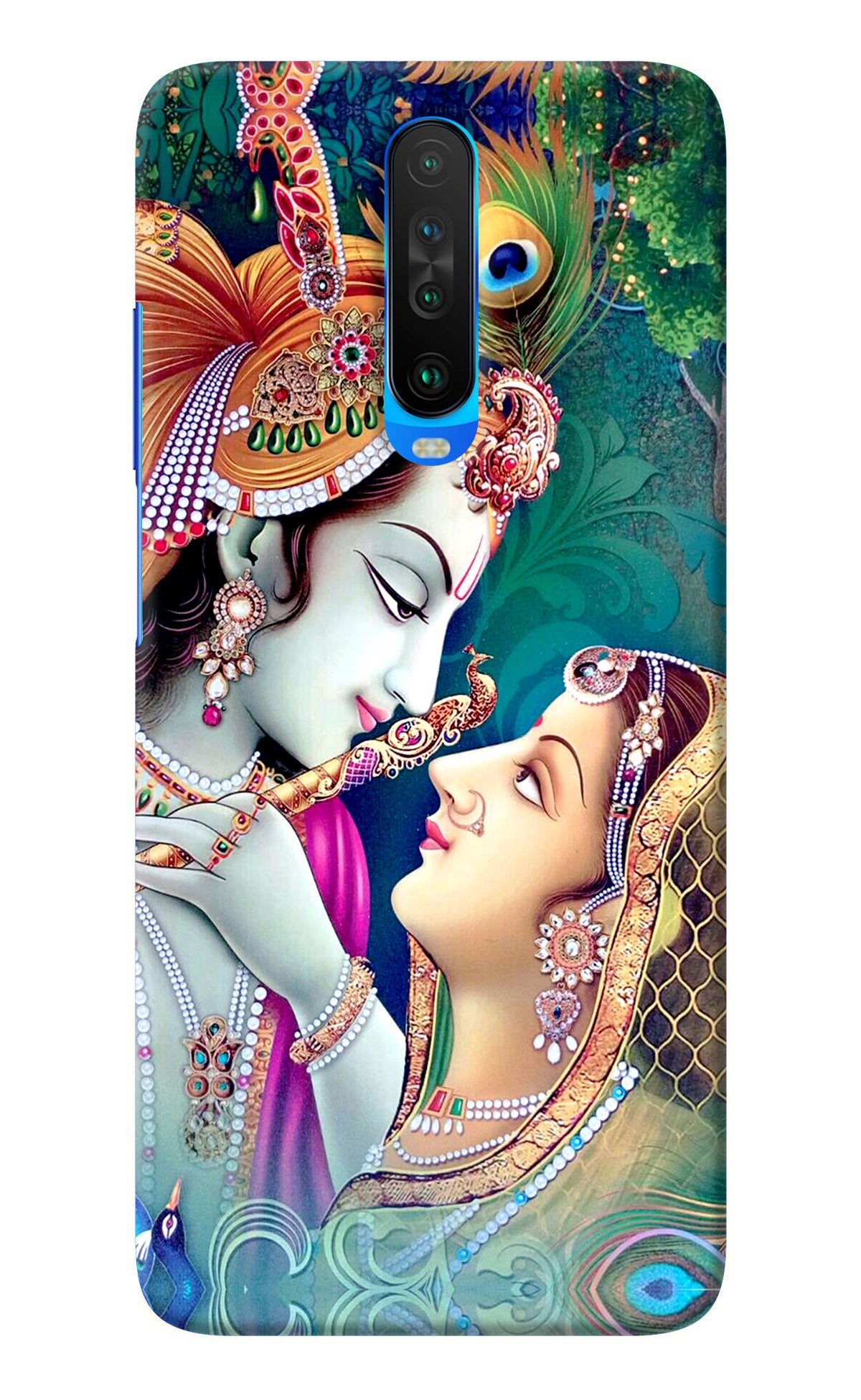 Lord Radha Krishna Poco X2 Back Cover