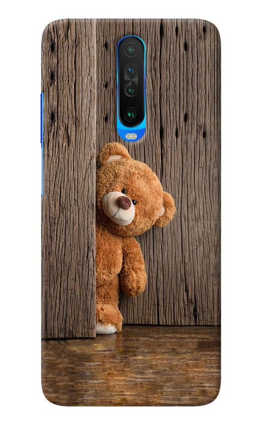 Teddy Wooden Poco X2 Back Cover