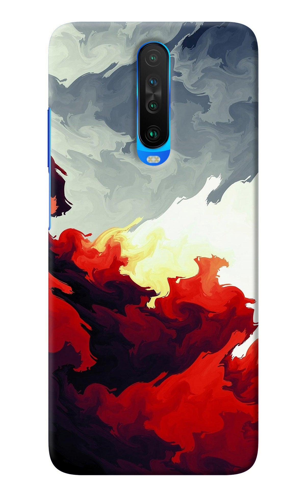 Fire Cloud Poco X2 Back Cover