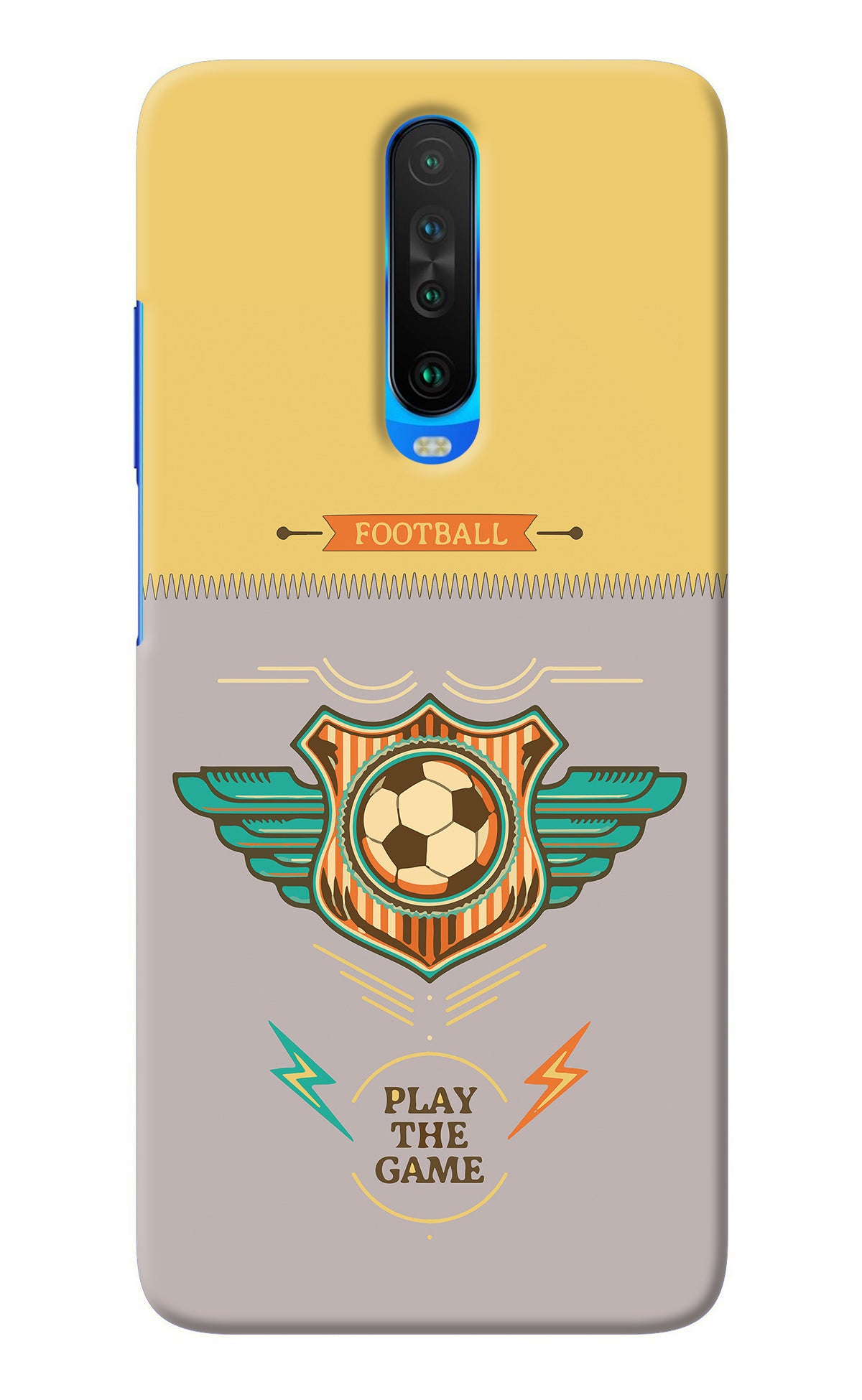 Football Poco X2 Back Cover