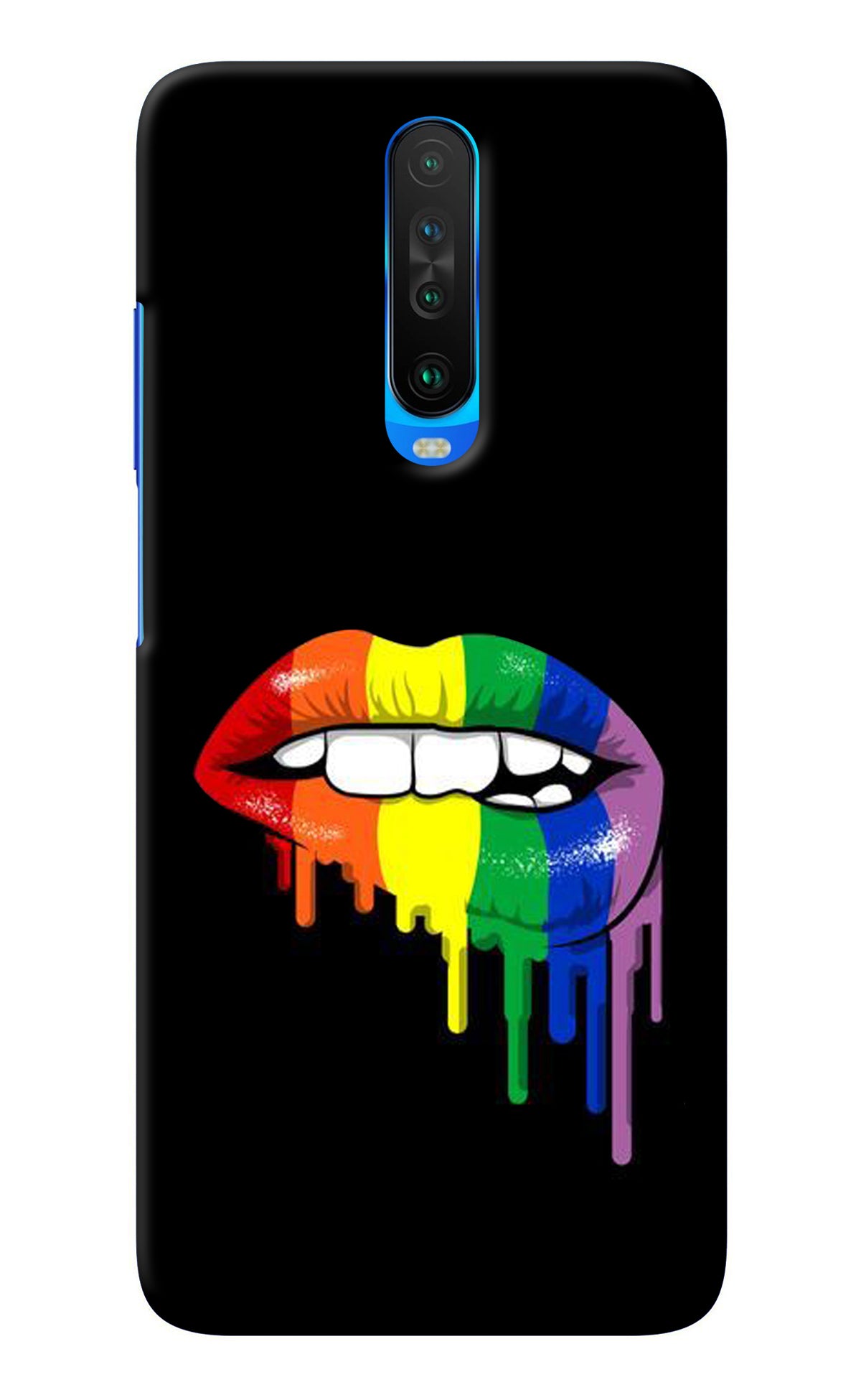 Lips Biting Poco X2 Back Cover