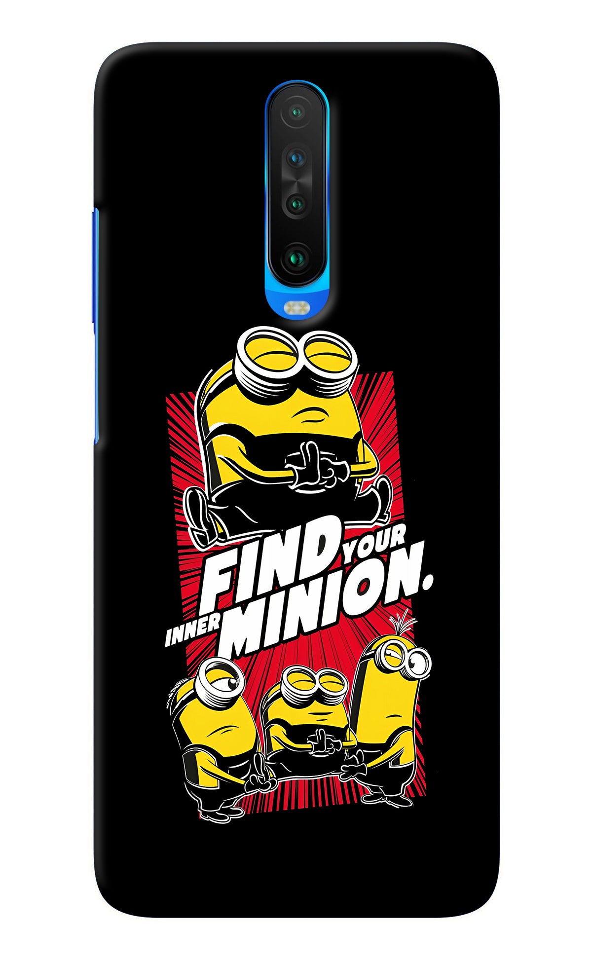 Find your inner Minion Poco X2 Back Cover